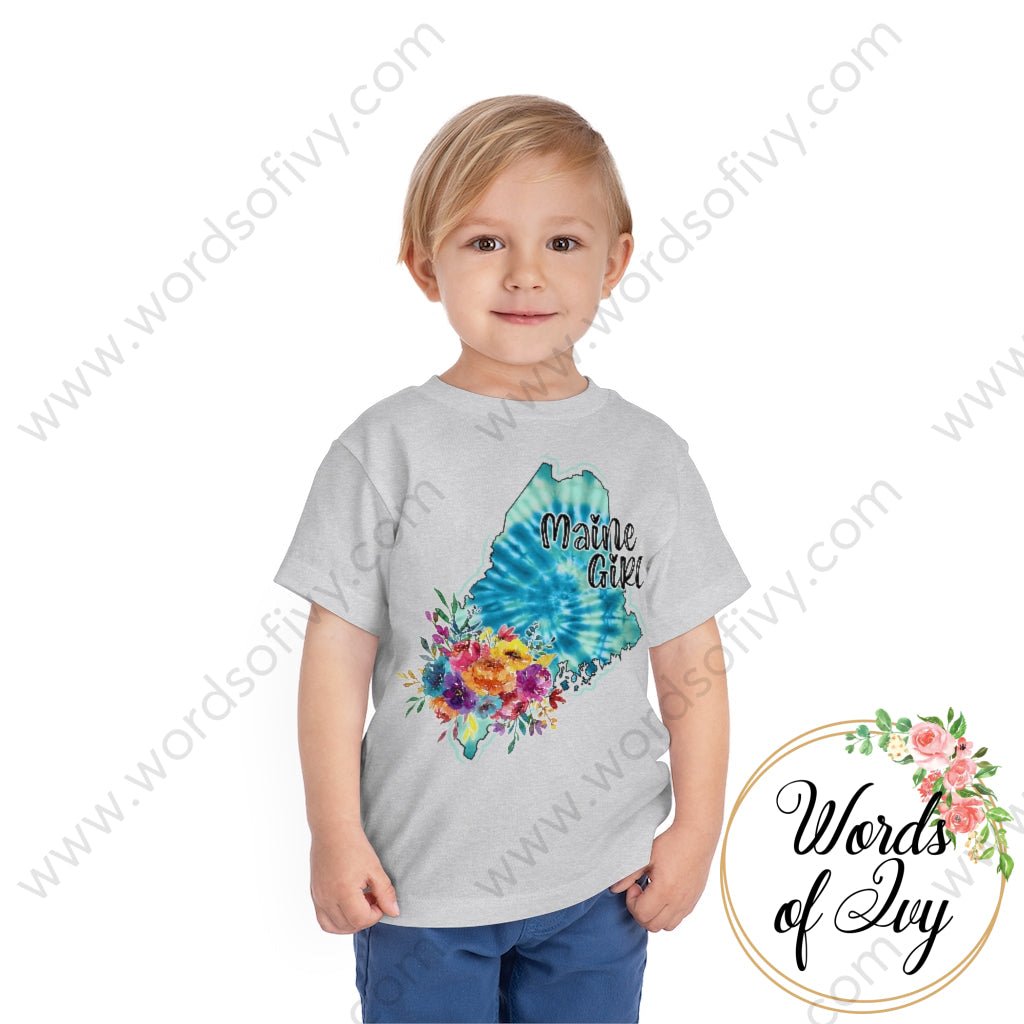 Toddler Tee - Tie Dye Maine Girl 220417001 Kids Clothes