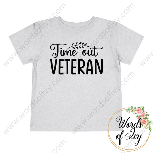 Toddler Tee - Time Out Veteran 220728007 Athletic Heather / 3T Kids Clothes