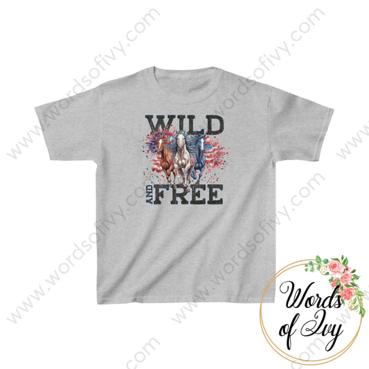 Toddler Tee - WILD AND FREE 230629002 | Nauti Life Tees